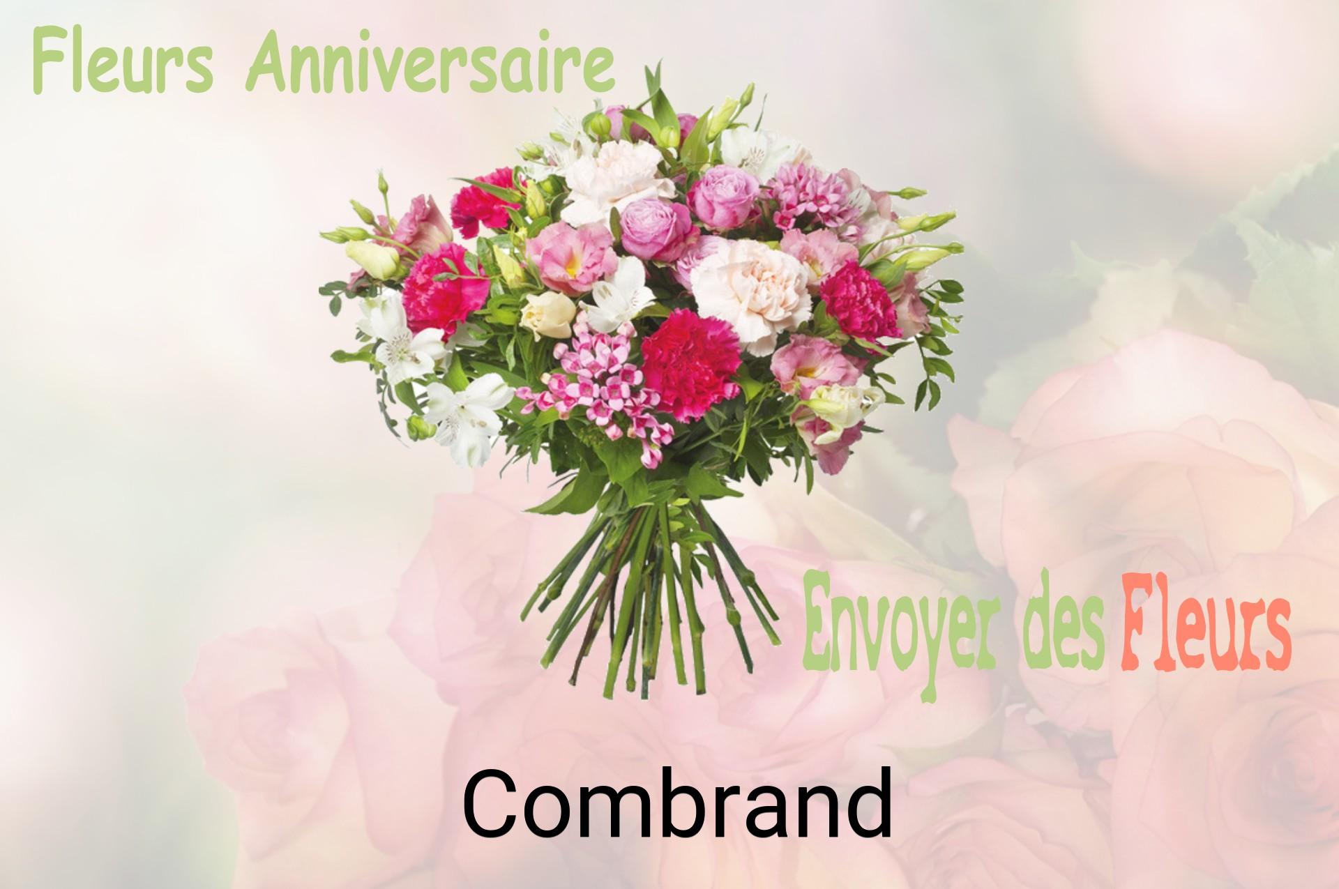 Bouquet de fleurs d’anniversaire livré à Combrand