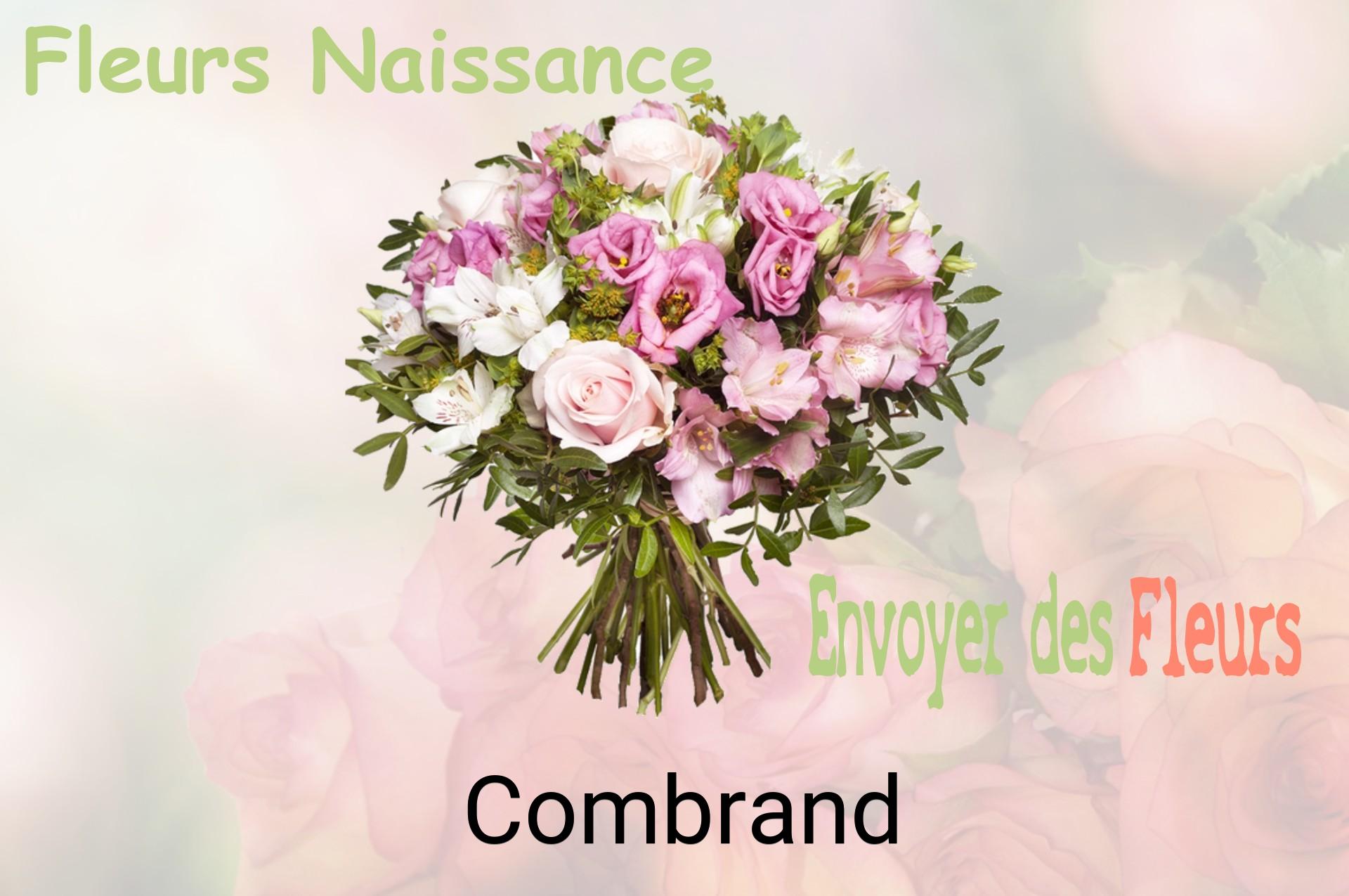 Bouquet de fleurs de naissance livré à Combrand